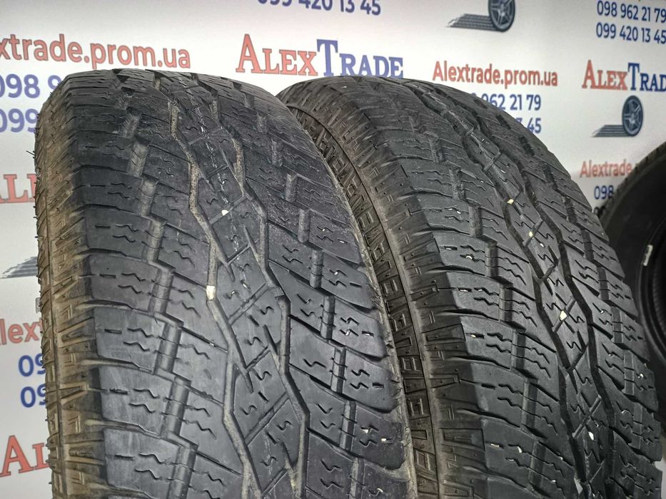 2шт 205/70 R15 Toyo Open Country AT літні шини вживані, протектор 7мм