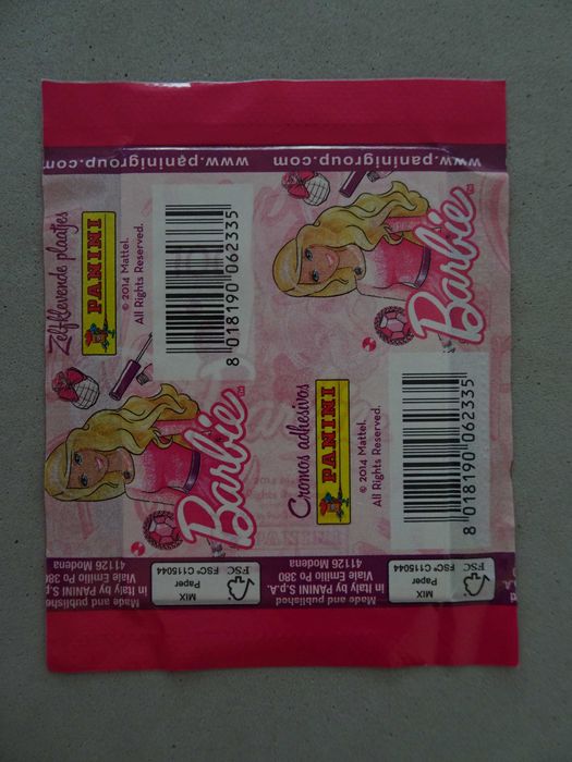 Carteira de cromos fechada Barbie - Panini