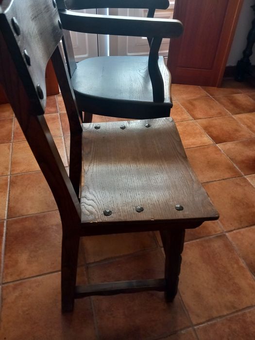 Cadeiras de escritório em madeira