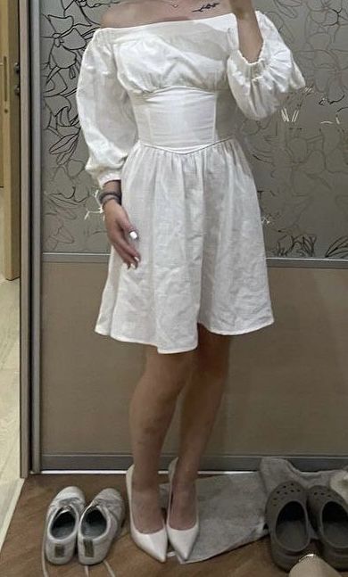 Gepur біла сукня