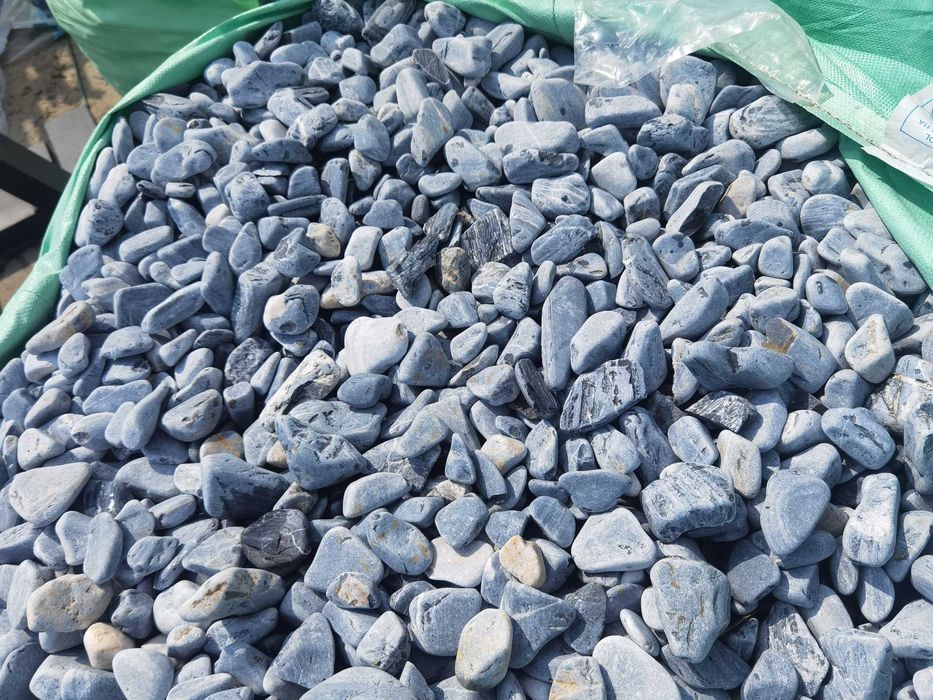 Kamień do ogrodu otoczak ice blue 20-40, 40-60mm TONA!!!