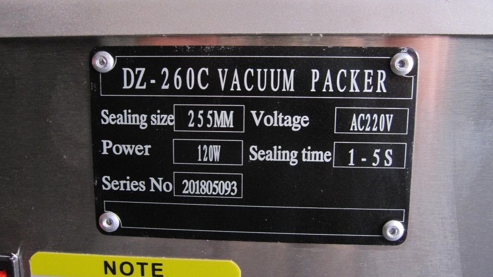 Máquina de embalar a vácuo 26cm