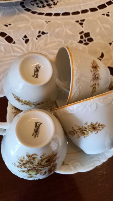 Serviço de café de porcelana marca SPAL