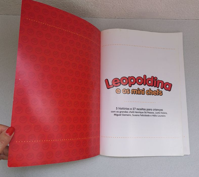 Livro "Leopoldina e Os Mini Chefs"