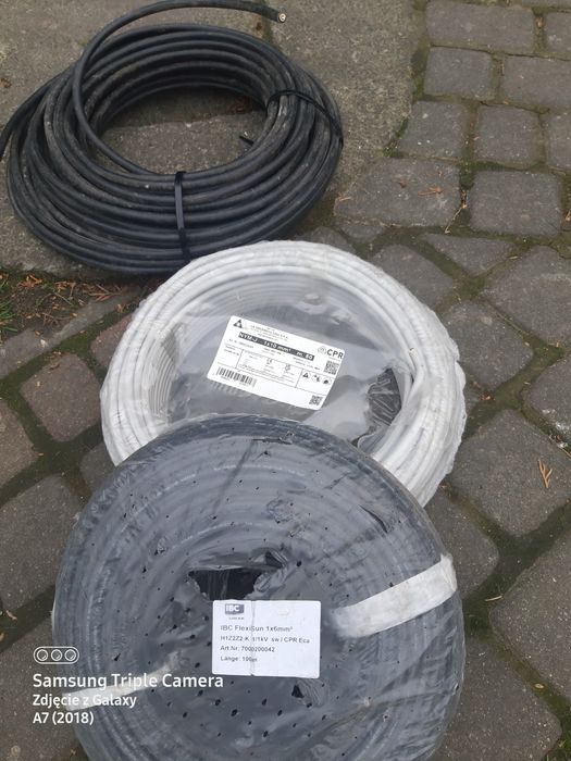 Sprzedam kable miedziane  5x10  i inne