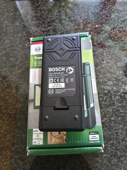 Detetor de metal digital Bosch Truvo