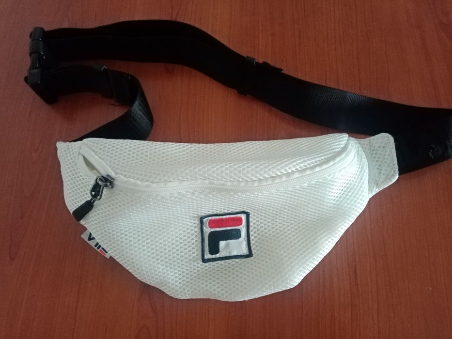Bolsa branca cintura Fila (original)