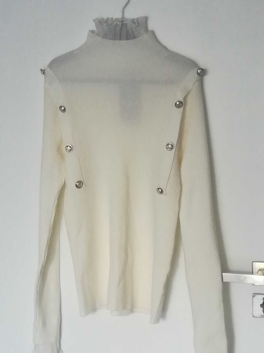 camisola com gola  (nova) - s/m