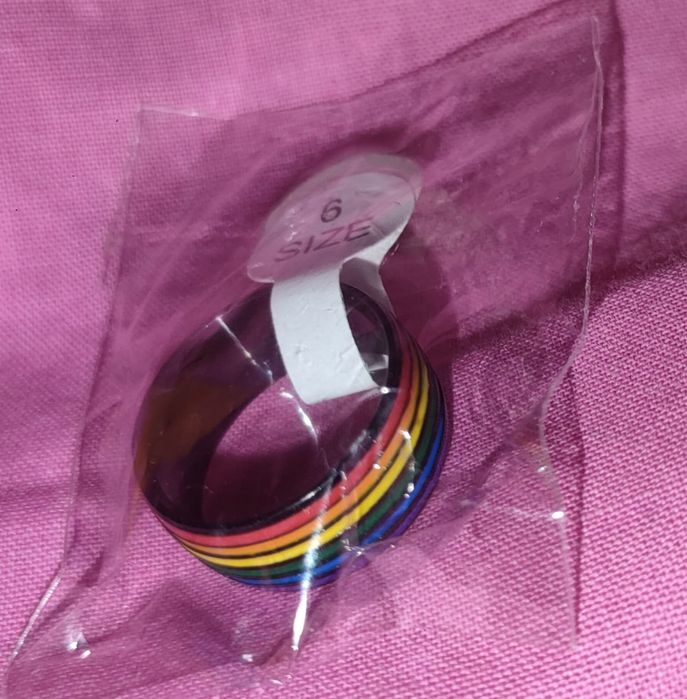 Anel LGBT size 6