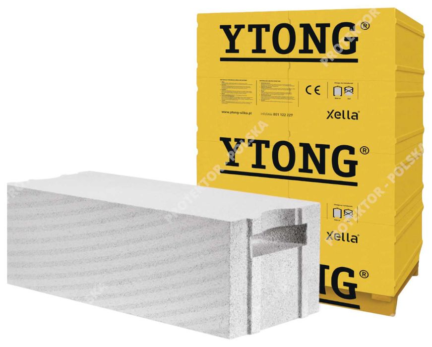 beton komórkowy YTONG 24cm belit suporeks gazobeton xella kl.600