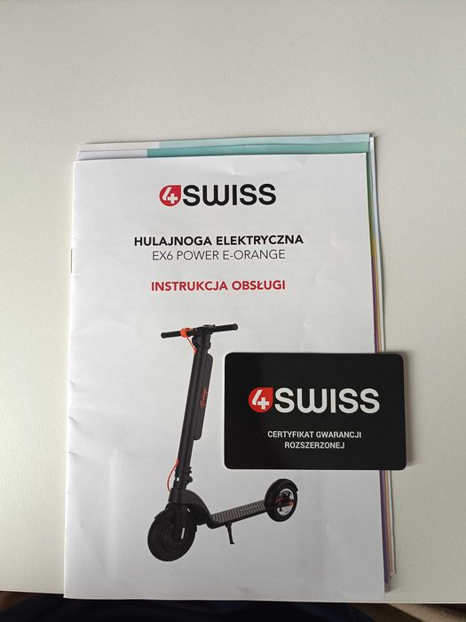 Hulajnoga elektryczna 4swiss EX6 POWER E-ORANGE