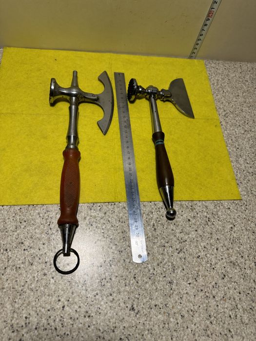 Кастрюля нержавейка Германия . Топор топорик  СССР. Сковорода Гипфел