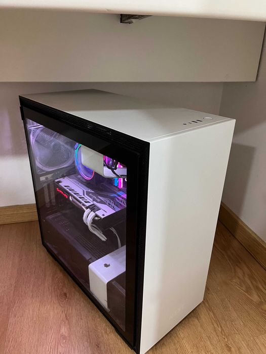 Setup Completo: PC Gaming (NZXT) + 2 Monitores Dell 24" + Periféricos