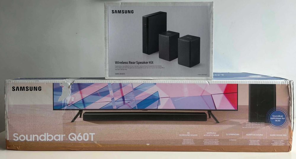 Soundbar Samsung Q60T + satelity SWA-8500S