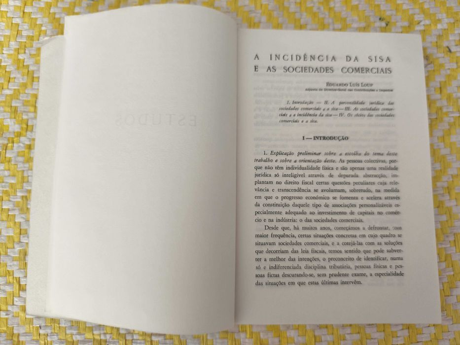 Ciência e Técnica Fiscal – Ano - 1963
Boletim da –DGCI