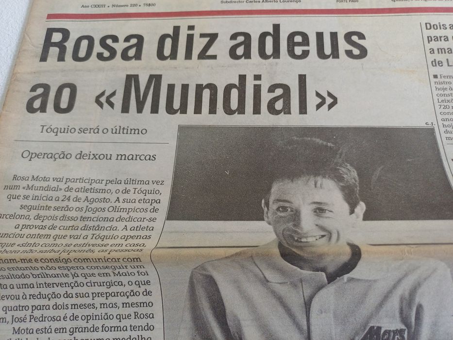 Lote de 7 Jornais - ROSA MOTA