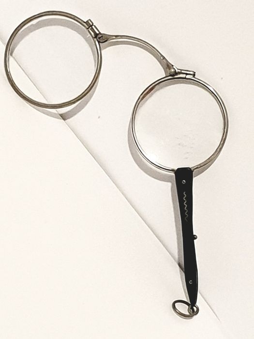 Raros antigos óculos/ Luneta / lorgnette dobrável