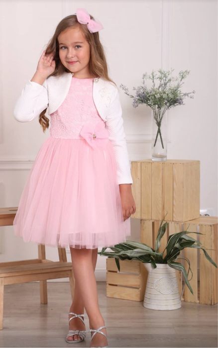 Сукня святкова  рожевий 122,128
