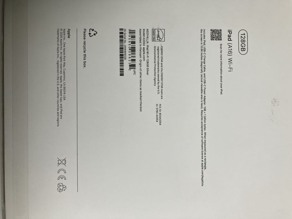 Ipad 11 generancji a16 128gb