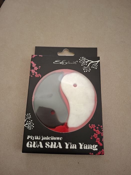 Płytki jadeitowe Gua Sha Yin Yang