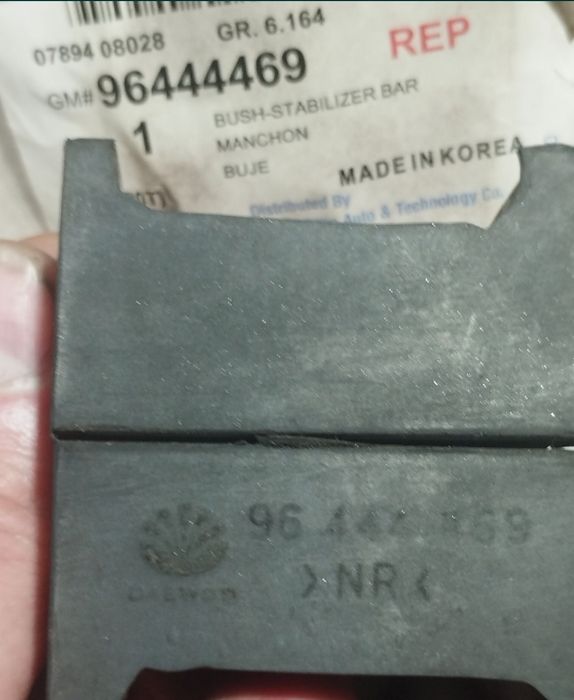 Втулки стаб. GM (Ремонтні) Ланос
Ланос 96444469
96444469
GM