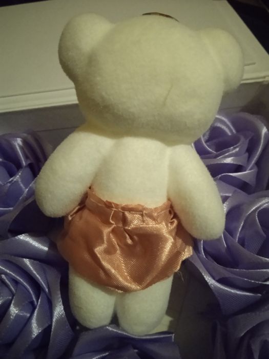 Мишка из пенопласта