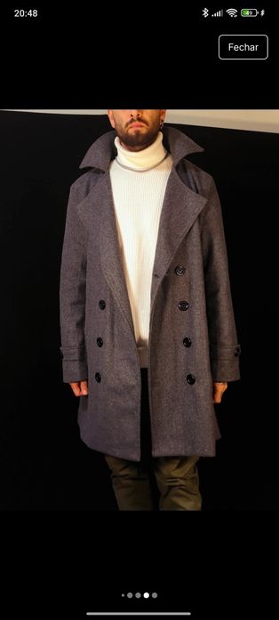 Sobretudo Clássico Homem Novo