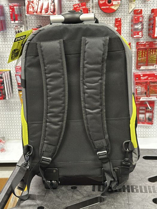 Рюкзак для інструменту RYOBI RSSBP2, 25л, на коліщатках, телескопічне руків'я, поліестер 600D