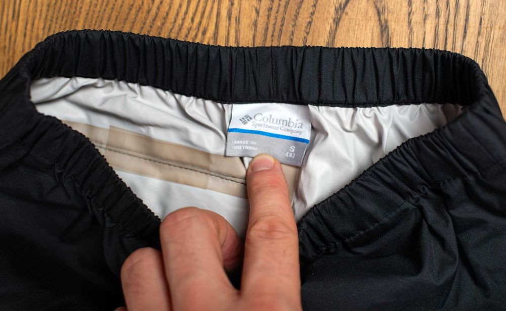 Дитячі підліткові Мембранні Штани Columbia OMNI-TECH, Чорні