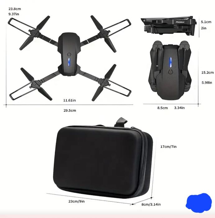 Drone E88 Pro com cameras duplas