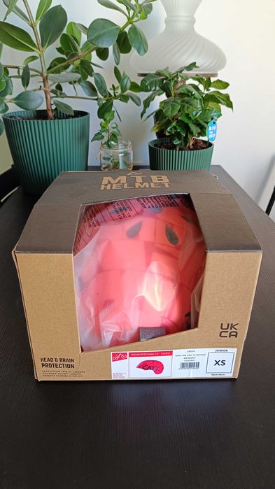 Kurier GRATIS, Kask dziecięcy MTB Urban 1.0 Junior - Coral- XS 50-54cm