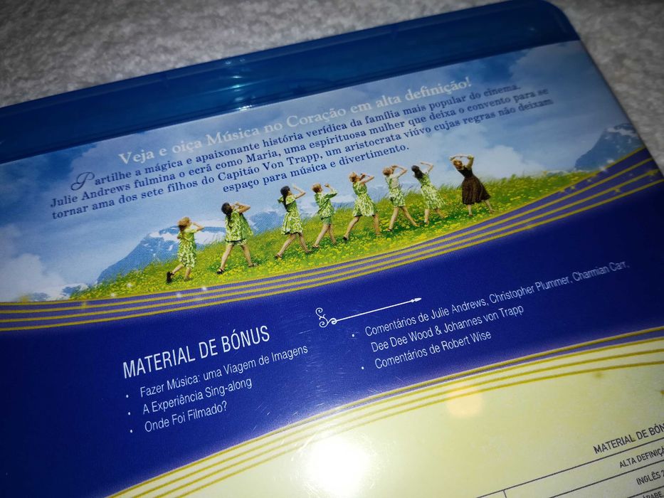 música no coração (blu ray) com julie andrews