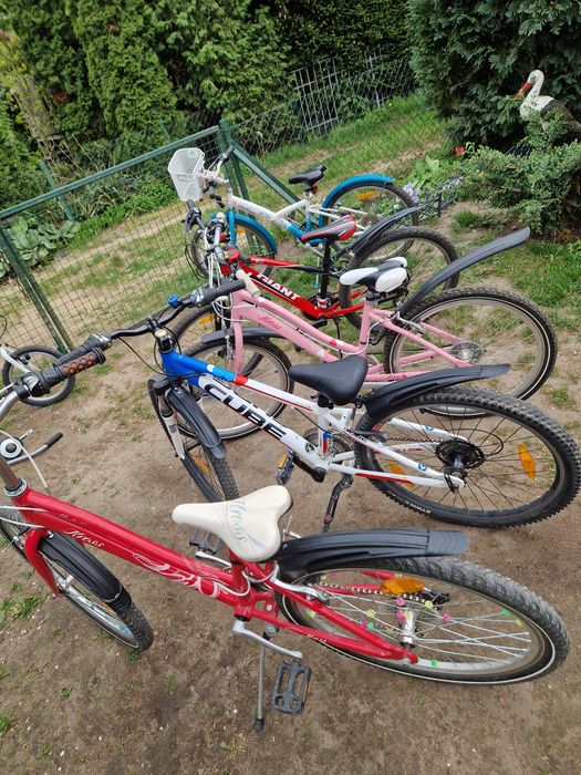 Świetne RÓŻNE Rowery Aluminium Kross,Giant ,Cube, Btwin 24cale