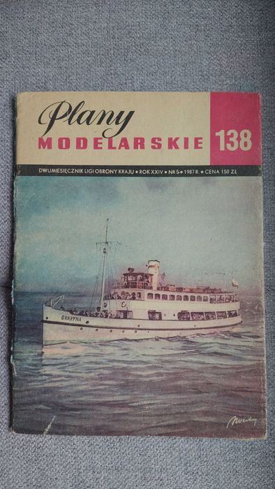 Plany Modelarskie 138 statek Grażyna