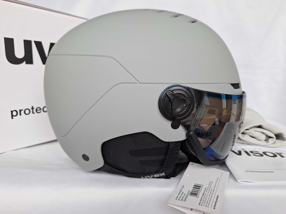 Kask narciarski Uvex Wanted Visor Rhino Mat L 58-61cm
