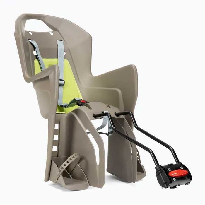 Fotelik rowerowy Polisport Koolah FF 29 8631400030 brązowo-zielony