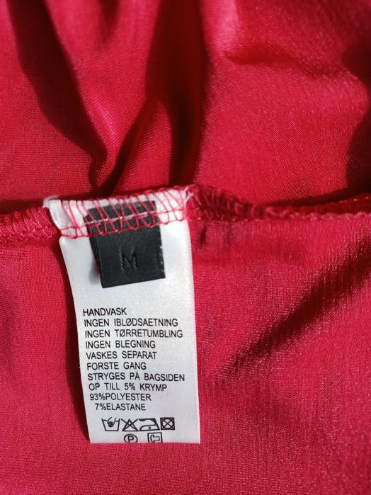 Blusa Top em Malha de Seda pink Tam M