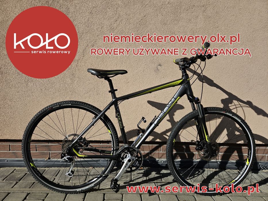 Rower crossowy męski GHOST koła 28 SHIMANO DEORE XT aluminium okazja