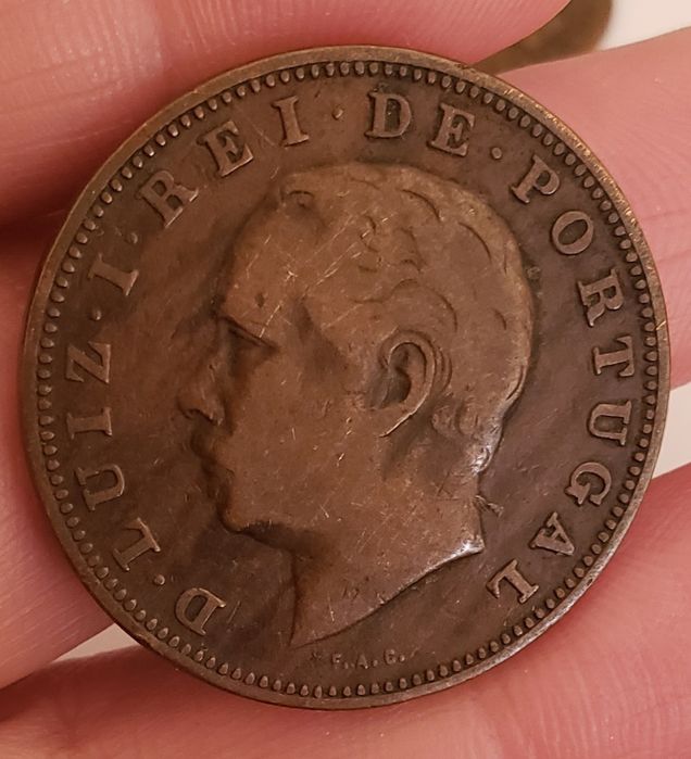 Moeda antiga de 1883