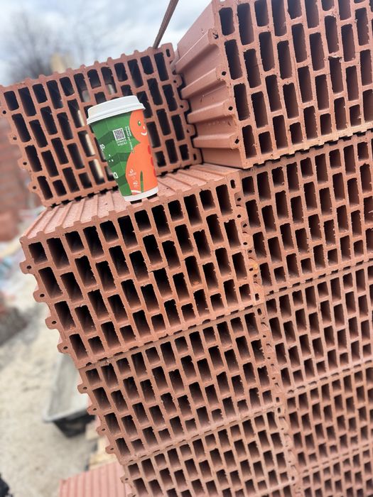 Pustak ceramiczny 25 PW porotherm bloczek beton h+h Glika  Termoton  Keram Leier