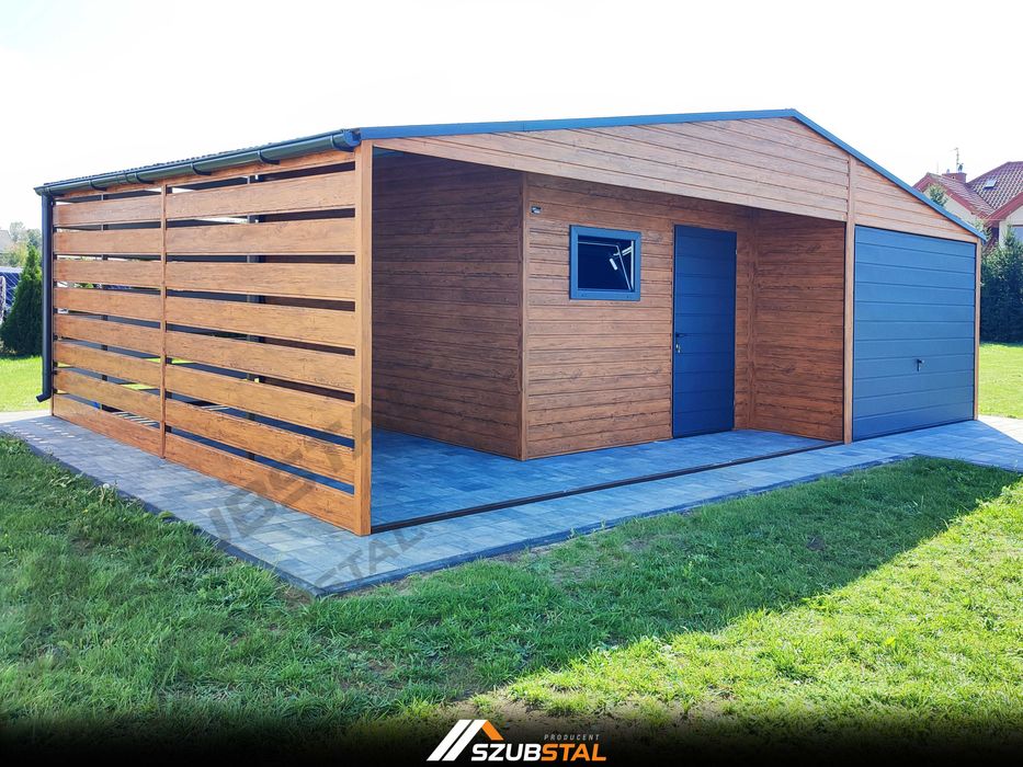 Garaż blaszany 6x5 6x5,80 6x6 PRODUCENT seria Premium Line