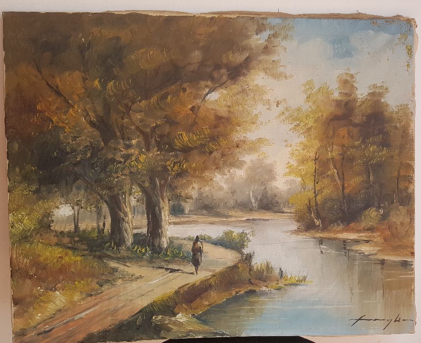Pastel on Canvas