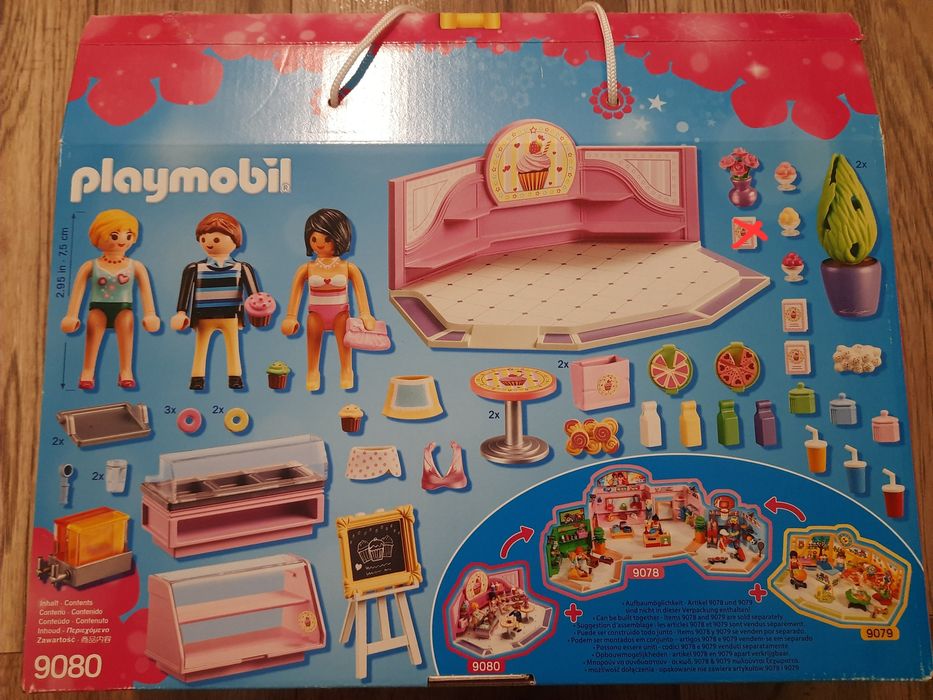 Playmobil kawiarnia + gazetki