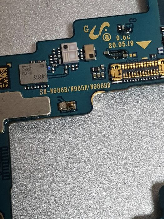 Плата на  Samsung note 20 ultra  12/256  duos