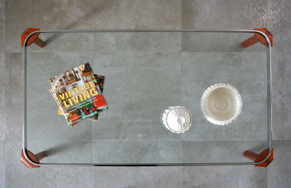 MESA CENTRO Design Italiano GALLOTTI & RADICE - Vintage Achado Raro