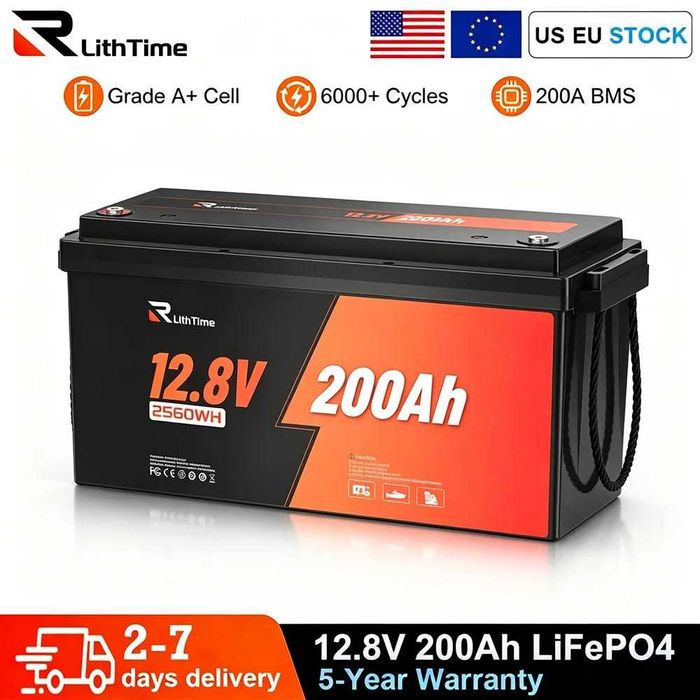 АКЦІЯ KEPWORTH LiFePO4 12.8V 135Ah 140Ah 1728Wh, Smart BMS Bluetooth, для дому, квартири, інвертора та сонячної системи, РОЗПРОДАЖ