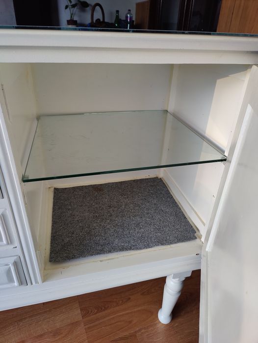 Móveis aparadores lacados branco