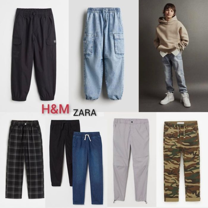 h&m джинсы штаны джоггеры zara  116,122,140,146,152,158,164, 170