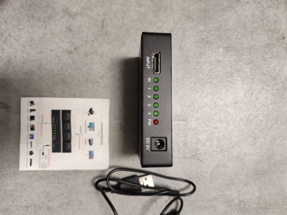 Splitter rozdzielacz HDMI Ultra HD 4K 1x4 4Kx2K