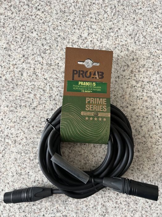 PROCAB (Бельгія) XLR male - XLR female (мама-папа) - UltraFlex™ - 5 м